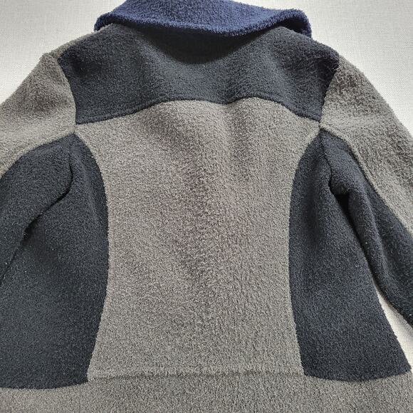 Weather‎ Tamer Women's Coat Jacket S Blue Gray Colorblock Fleece Lined Button - Picture 6 of 14